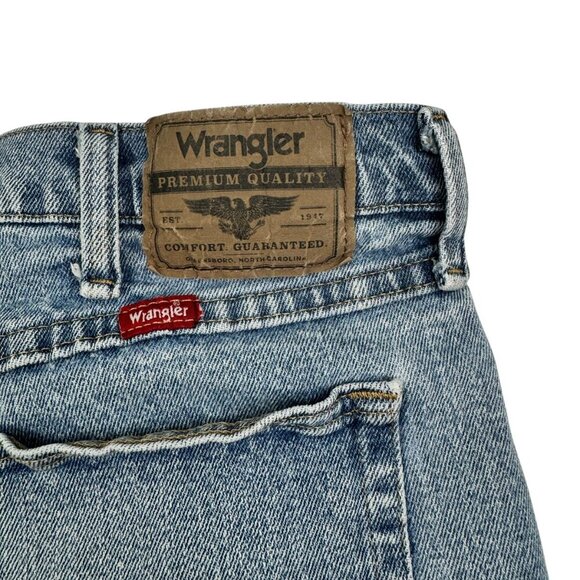 Wrangler Light Wash Straight Leg Jeans Men's Size 35/30 - Picture 6 of 10